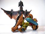 Figma Samus Aran and Revoltech Gyaos