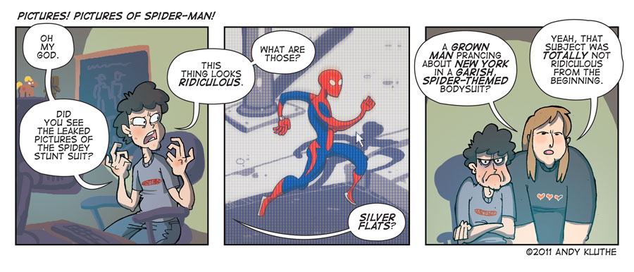 Pictures!  Pictures of Spider-Man